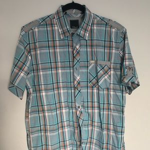 7 Diamonds short sleeve button